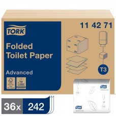 Tualetinis popierius lapeliais Tork Advanced T3, 114271