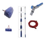 Langų, saulės kolektorių valymo komplektas