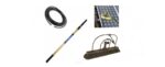 Saulės kolektorių, langų valymo komplektas
