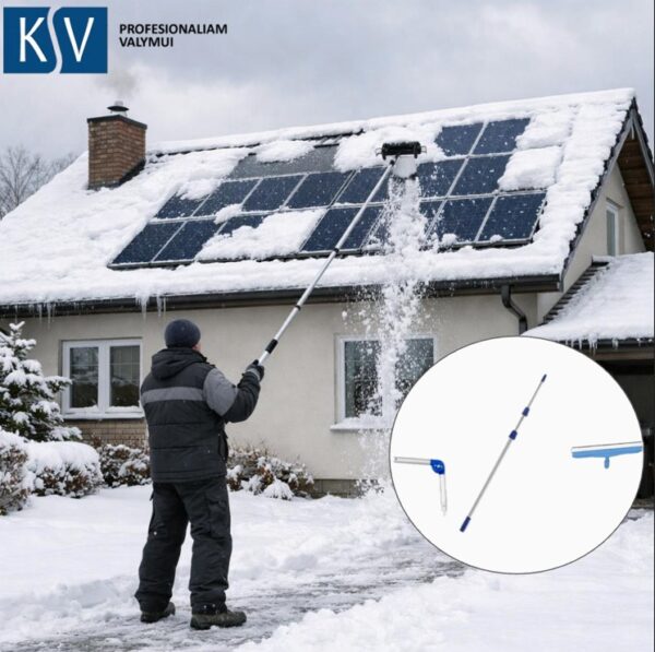 Sniego valymui nuo saulės kolektorių nr. 4 - Image 3