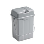 Sandari šiukšliadėžė su metaline rankena