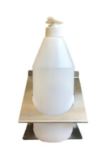 Metalinis sieninis laikiklis su buteliuku