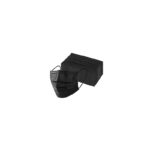 Vienkartinės juodos veido kaukės