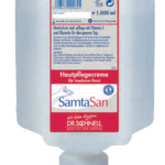 Odos priežiūros kremas sausai odai "SamtaSan" 1000ml skirtas V10 dozatoriui