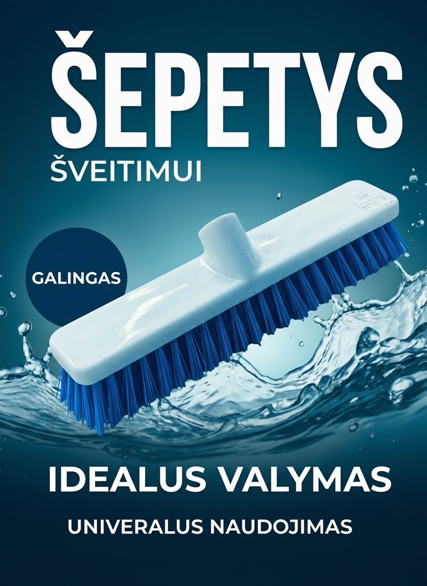 6epetys Šveitimo šepetys su sriegiu - Image 1